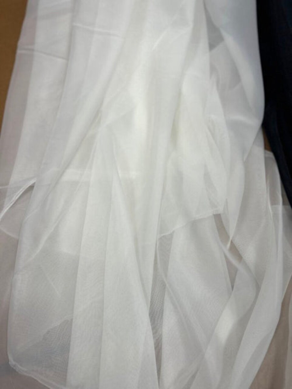 1 Yard Sheer Voile Fabric 118-120” Wide Lightweight Draping Material for Events